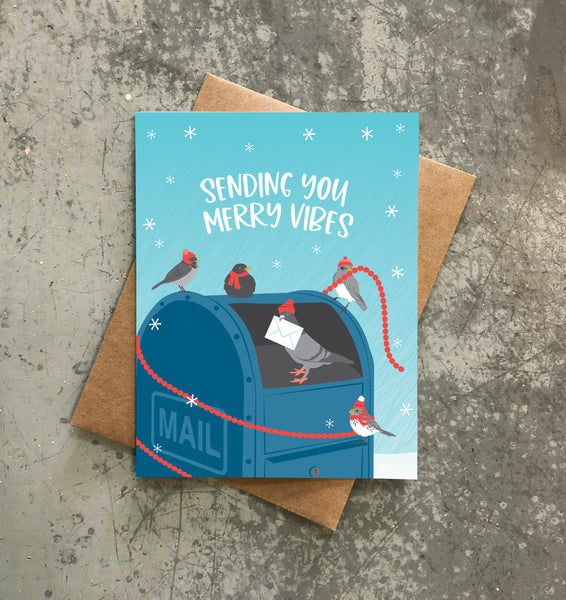 MERRY VIBES HOLIDAY CARD