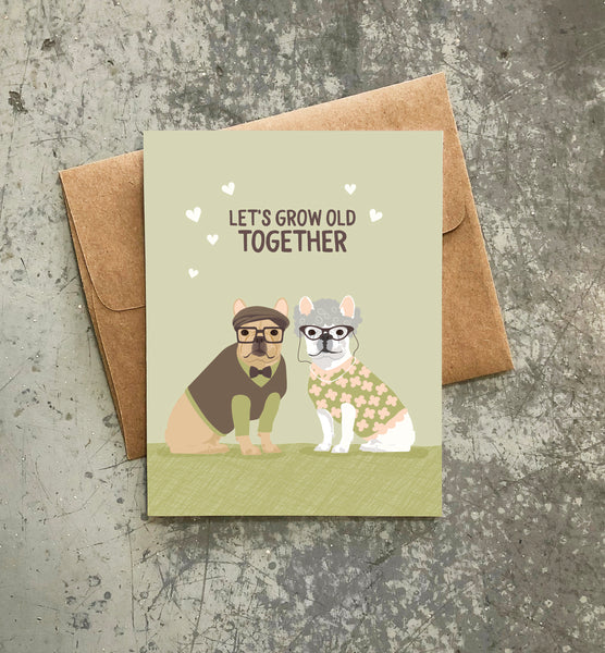 GROW OLD TOGETHER LOVE CARD