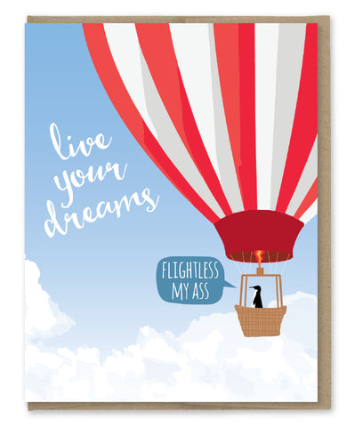 LIVE YOUR DREAMS CARD