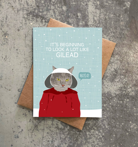 GILEAD CAT HOLIDAY CARD
