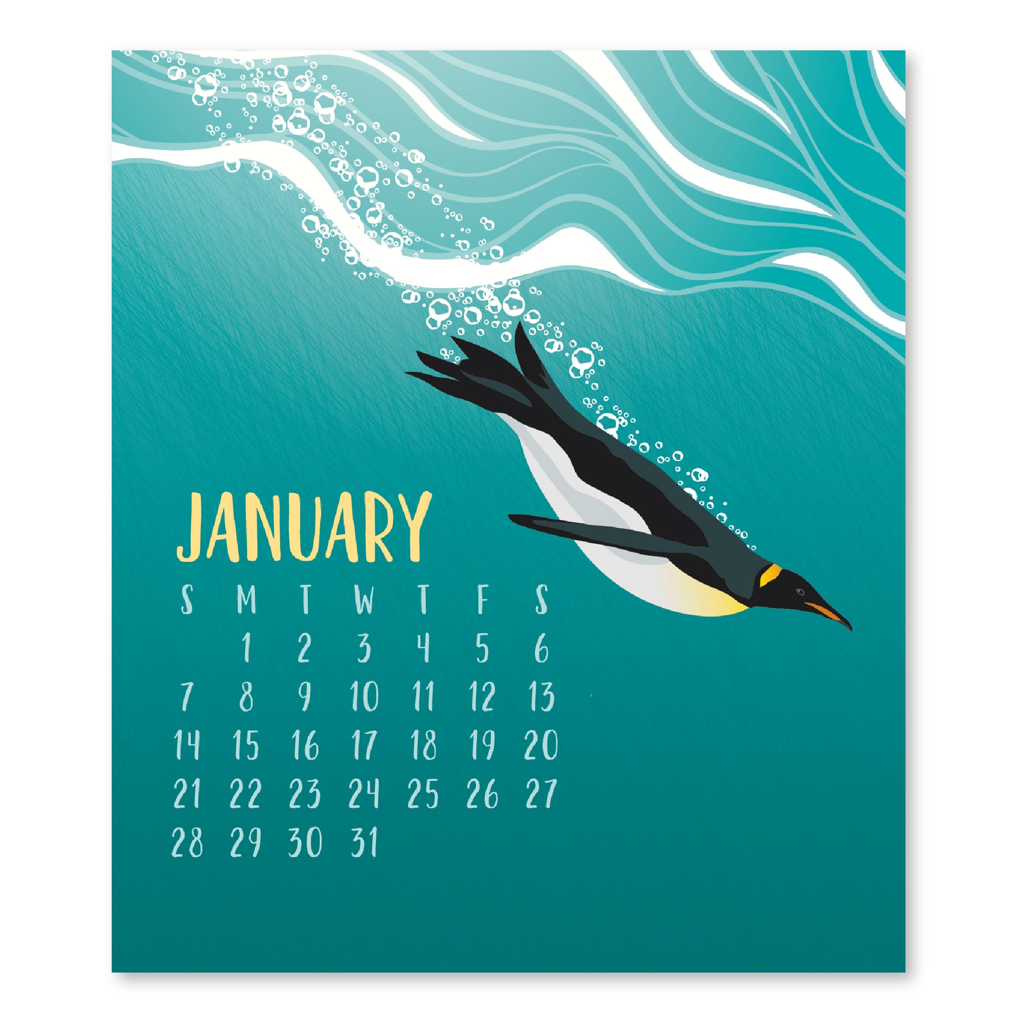 2025 WILDLIFE DESK CALENDAR Modern Printed Matter