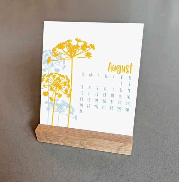 2025 BOTANICAL DESK CALENDAR