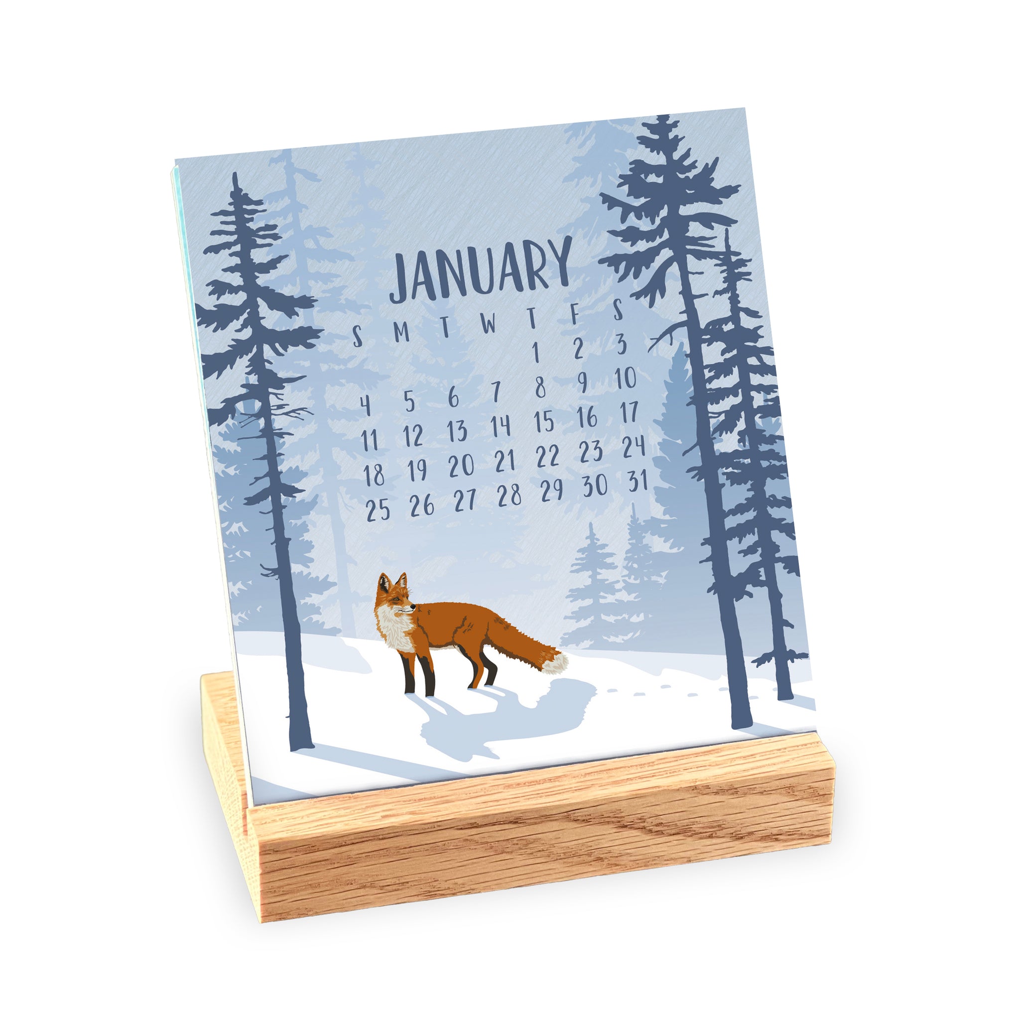 2026 WILDLIFE DESK CALENDAR