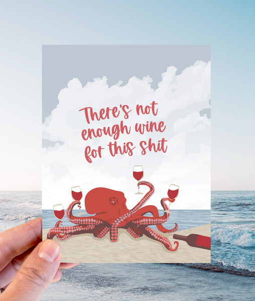 NOT ENOUGH WINE CARD