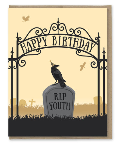 RIP YOUTH BIRTHDAY CARD
