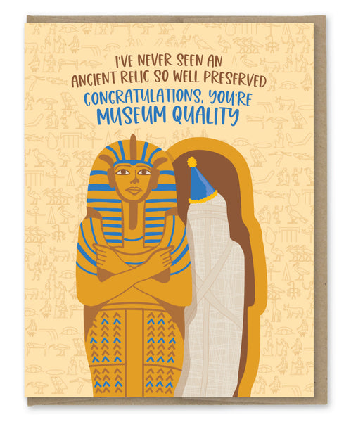 MUSEUM QUALITY BIRTHDAY CARD