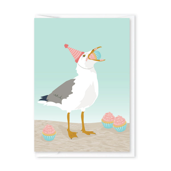 BIRTHDAY SEAGULL ENCLOSURE