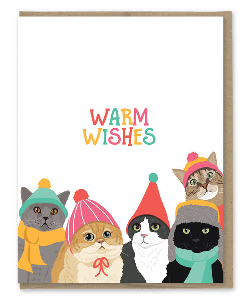 CATS IN HATS HOLIDAY CARD