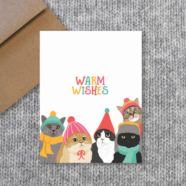 CATS IN HATS HOLIDAY CARD