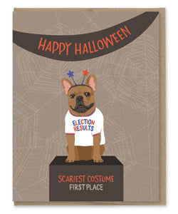 ELECTION RESULTS HALLOWEEN CARD