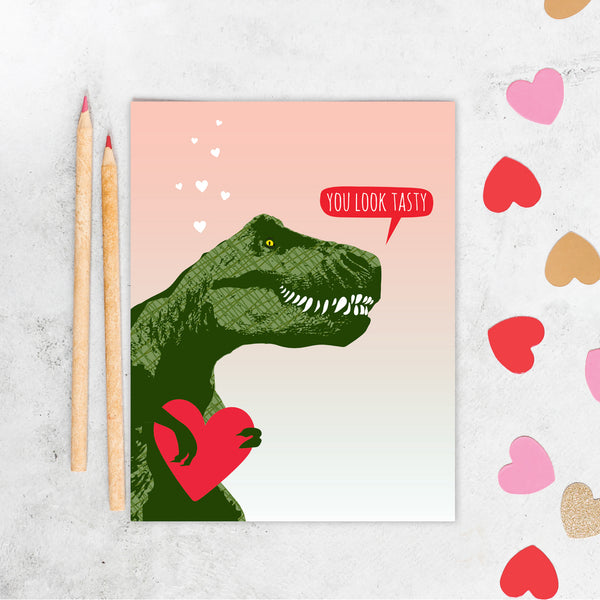 YOU'RE TASTY TREX CARD