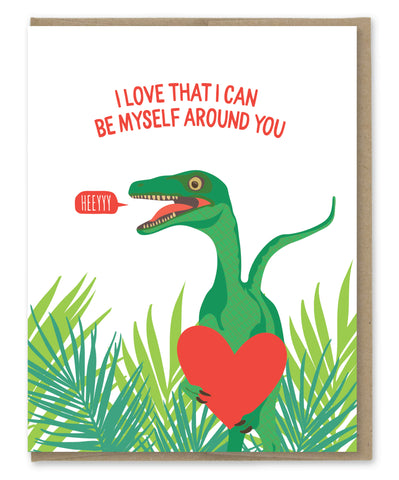 BE MYSELF LOVE CARD