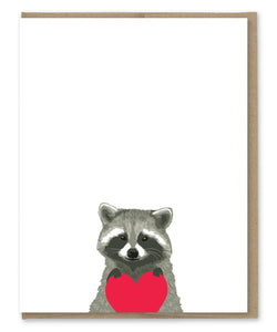 RACCOON BLANK LOVE NOTE