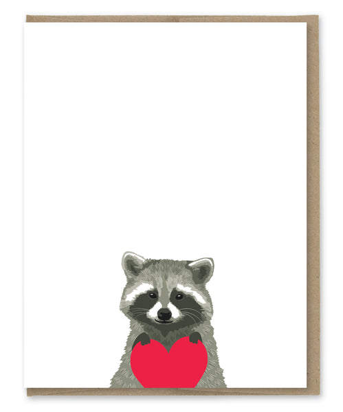 RACCOON BLANK LOVE NOTE