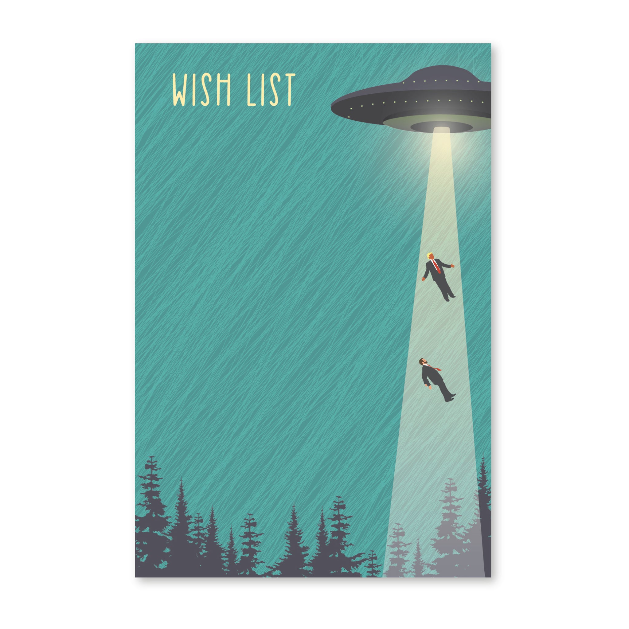 UFO WISH LIST NOTEPAD