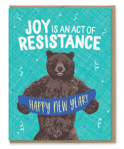 JOY IS RESISTANCE NEW YEAR CARD