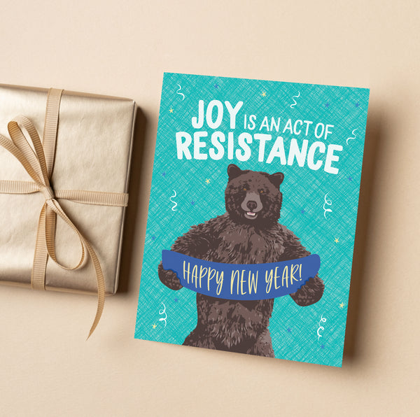 JOY IS RESISTANCE NEW YEAR CARD