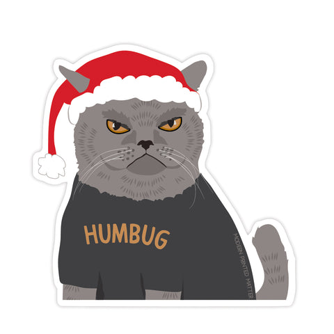 HUMBUG CAT STICKER