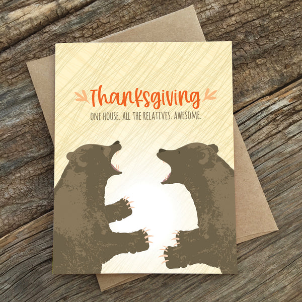 RELATIVES THANKSGIVING CARD