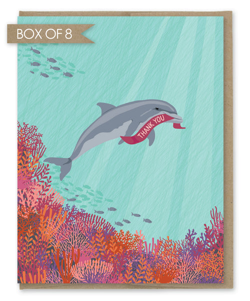 DOLPHIN THANK YOU CARD