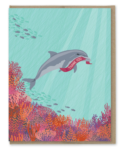 DOLPHIN THANK YOU CARD