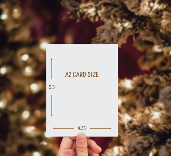 BULLSHIT CAT ANTLERS HOLIDAY CARD
