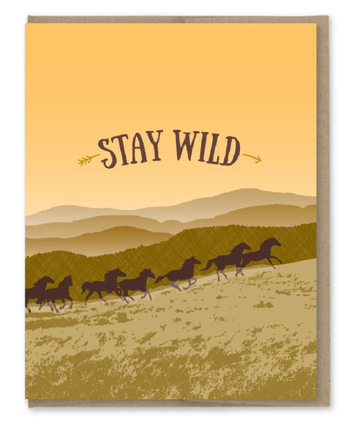 STAY WILD CARD