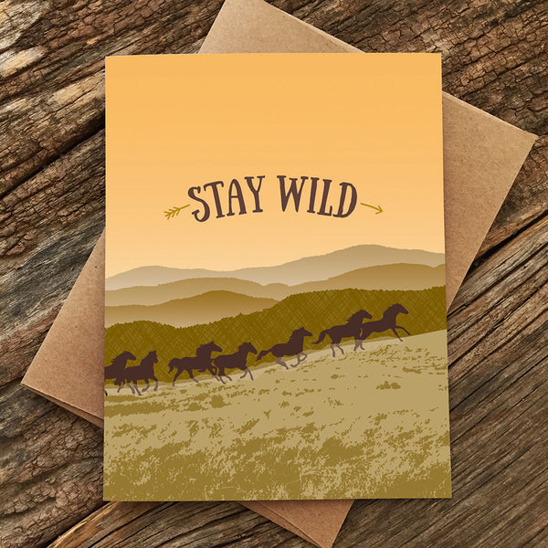 STAY WILD CARD