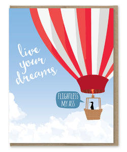 LIVE YOUR DREAMS CARD