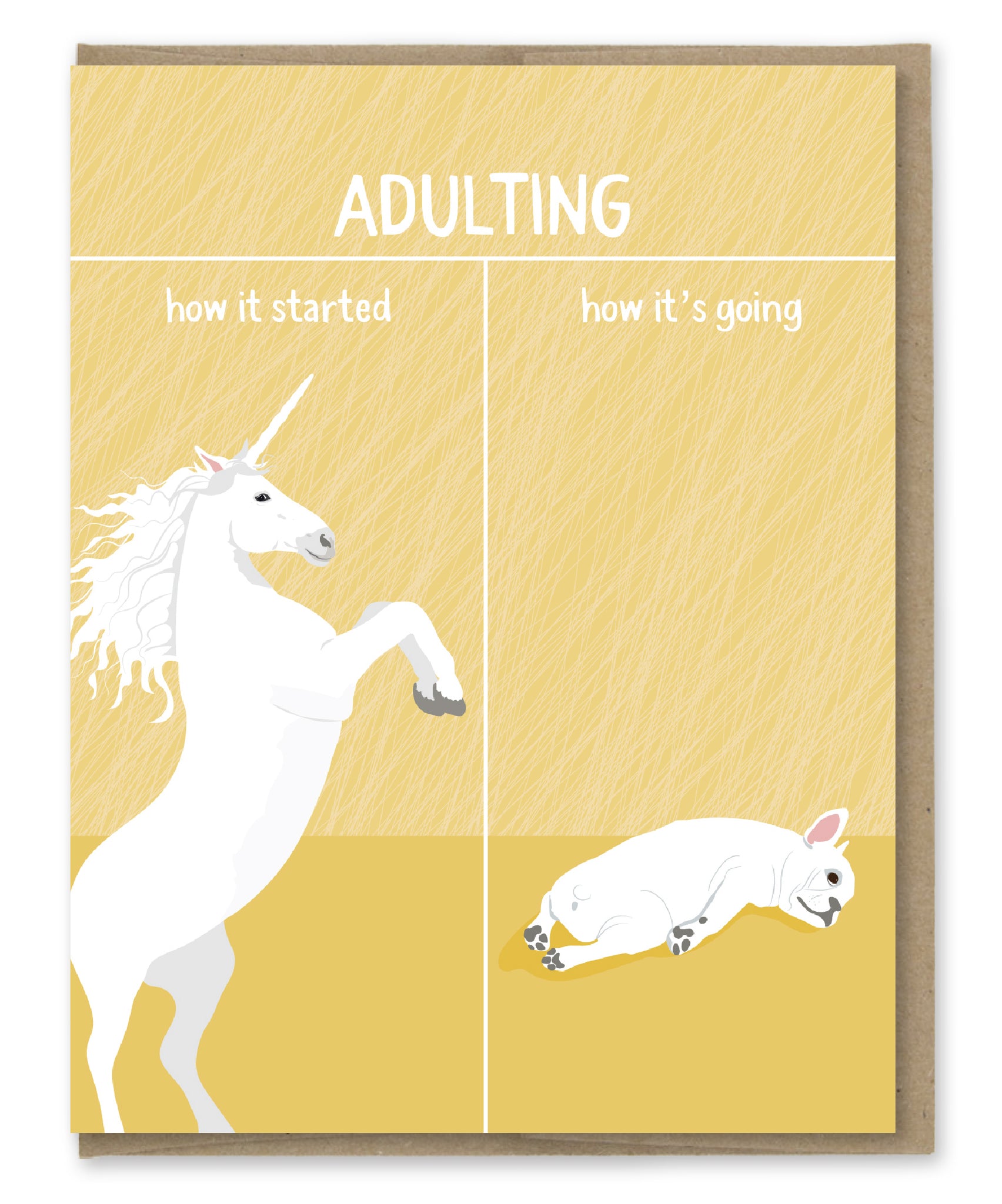 ADULTING HOW IT'S GOING CARD
