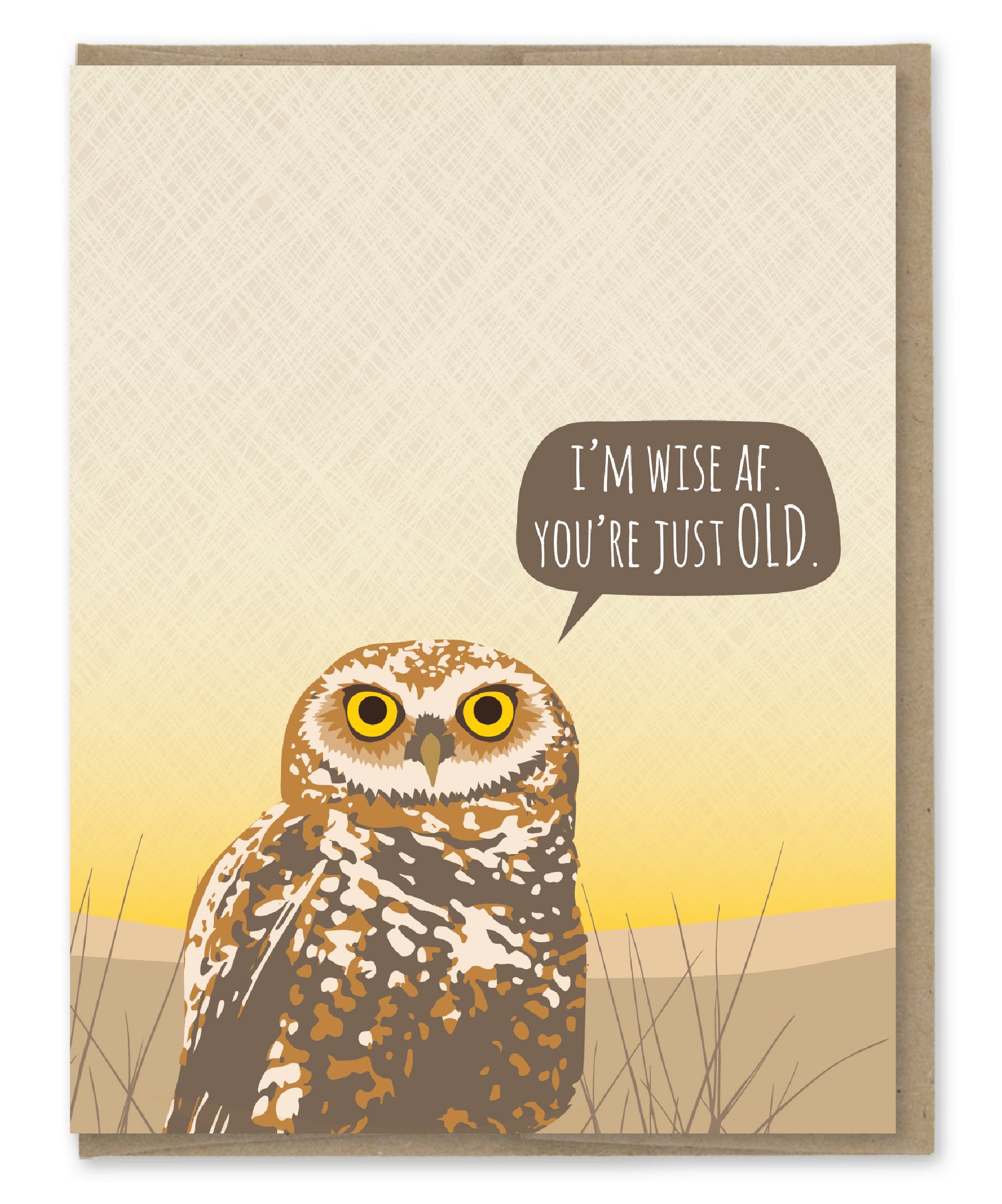 OWL WISE AF BIRTHDAY CARD