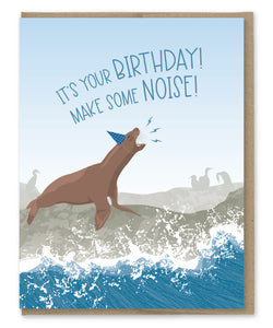 MAKE SOME NOISE BIRTHDAY CARD