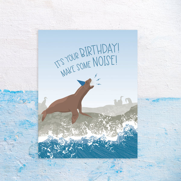 MAKE SOME NOISE BIRTHDAY CARD