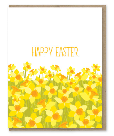 EASTER DAFFODILS CARD