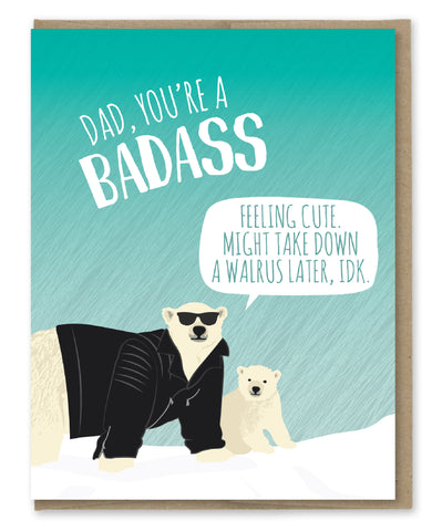 BADASS DAD CARD