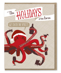 INTO THE SPIRITS HOLIDAY CARD