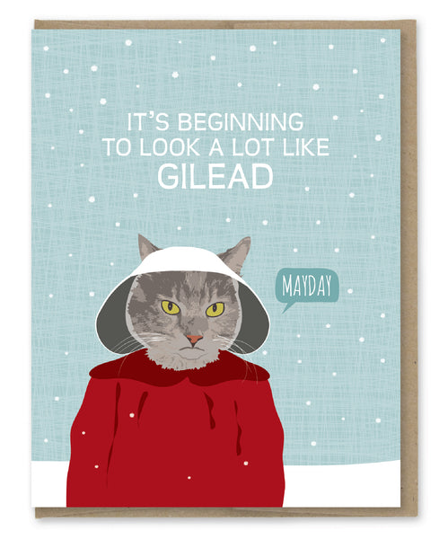 GILEAD CAT HOLIDAY CARD