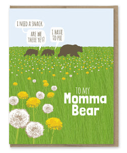 MOMMA BEAR CARD