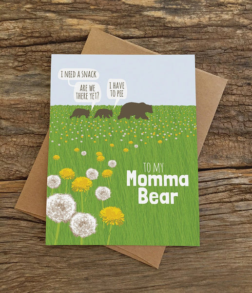 MOMMA BEAR CARD