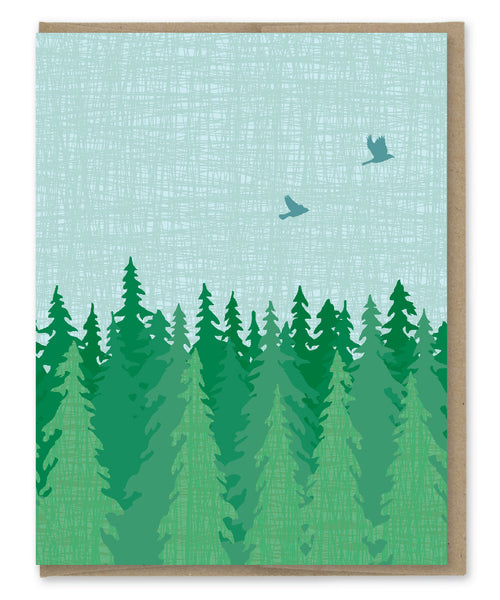FOREST ASSORTED BLANK CARDS (BOX OF 8)