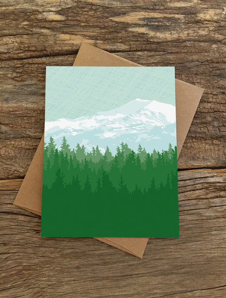MOUNTAIN BLANK CARD