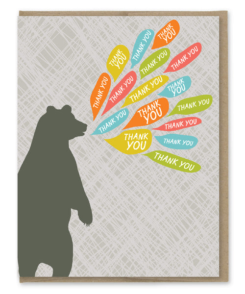 THANK YOU BEAR CARD