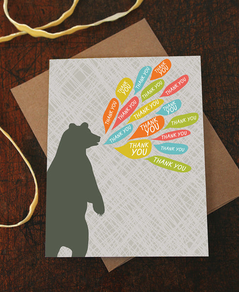 THANK YOU BEAR CARD